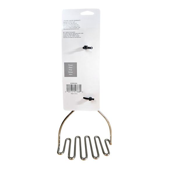 NEW KitchenAid Gourmet Stainless Steel Wire Masher in Dried Rose [Pink] - Picture 4 of 4